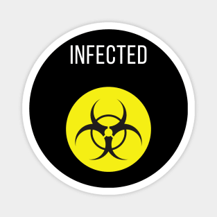 Infected Biohazard Symbol Zombie Virus Outbreak T-Shirt Magnet